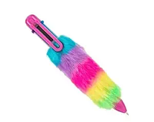 Fur Pen with 6 Different Colors from ToysGenie consisting Black Green Red Yellow and 3 More Colors