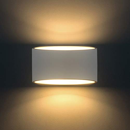 Applique da parete Intonaco Applique Applique su decorativo con 7W Led Light G9 Cap Night Lamp per soggiorno Camera Hall Scala Pathway [Classe di efficienza