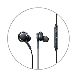 Earphone Akg Headphone For Samsung Galaxy S9 Plus / S 9 Plus Original Earphone Like Earphone Wired Stereo Deep Bass Head Hands-free Headset Earbud With Built in-line Mic, Call Answer/End Button, Music 3.5mm Aux Audio Jack (Black/White)