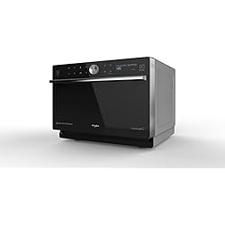 Whirlpool MWP 3391 SB Comptoir Micro-onde combiné 33L 1000W Noir, Argent - Micro-ondes (Comptoir, Micro-onde combiné, 33 L, 1000 W, Rotatif, Tactil, Noir, Argent)