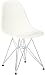 Produktbild Vitra 440022000104 Stuhl DSR Eames Plastic Sidechair Gestell Verchromt, weiß