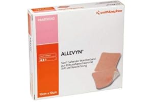 ALLEVYN Non-Adhesive 10cm x 10cm x5 Advanced Foam Wound Dressings 66007637