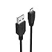 Produktbild 1 m USB Kabel für Lade Phone | Ladegerät führen für LG K8, Leon (H320), Spirit (H420,), Freude (H220), F60 (d390 N), Optimus L4 II (E440), G3 S (D722), L90 (D405 N), G Flex (D955), L40 (D160), F80/HTC One M9, A9, M8, XL, 10. Alcatel Pixi 3 (3,5, 11,4 cm) Pixi 4 (4.0, 11,9 cm). Blackberry PRIV. Cubot X12. Binatone M250, |, Micro USB (3 M/10 ft)