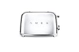 Smeg TSF01SSEU Toaster 2 Scheiben, chrom