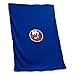 Produktbild Logo Marken NHL NY Islanders FC 137,2 x 213,4 cm Sweatshirt Decke mit Tackle Twill Patch Logo, Marineblau, One Size