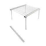 Baffect Portable Camping Grill, Mini Barbacoa Parrilla Portátil Parrilla Plegable Barbacoa de Carbón Portátil Parrilla Parrilla de Barbacoa de Acero Inoxidable 30.3 * 2 * 2 cm