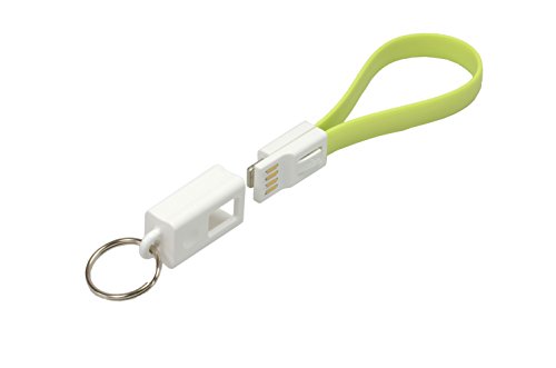 4x Premium Lightning USB Kabel bunt als Schlüsselanhänger Ladekabel Sync-Kabel 2A-fähig A-Stecker auf Lightning-Stecker Flachkabel für Apple 5 5C 5S 6 6S 7 7S plus - 4