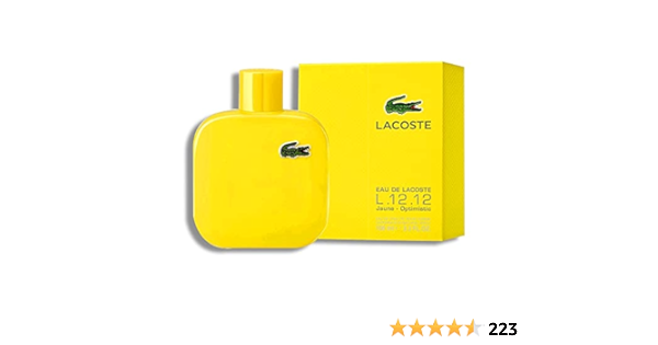 lacoste yellow perfume