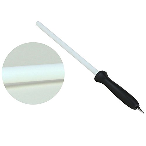 Messerschaerfer Rod – TAIDEA Keramik Wetzstahl Messerschaerfer Rod Sticks mit 12″ ABS Handgriff - 4
