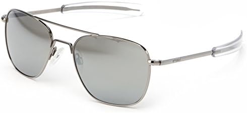 Randolph Aviators Gun Metal Bayonet - Grey Mirror Lens 52mm