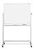 Produktbild Dreams4Home Schreibtafel 'Granada', Whiteboard, Magnettafel, Memoboard, Memotafel, mobil, drehbar, 180 x 120 cm, weiß