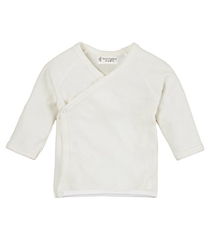 Sense Organics Baby Girls Vest -  White - 0-3 Months