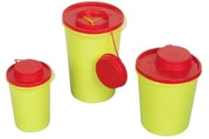 Love begans Med-comfort Kanülenabwurfbehälter - 0,6 Liter, durchstichsicher, 3 Stück