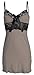 Produktbild Dkaren-Nachtwäsche Damen Negligee aus Viskose INES (XS – 2XL) (M, Braun)