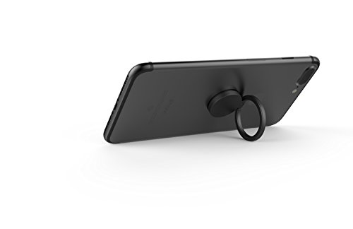 dailyTT | 360Â° drehbare Handy Ring Halterung + klappbarer StÃ¤nder | Handy Finger Halterung, Smartphone Ring Halterung, Handy Ringhalter, Handy Fingerhalter | fÃ¼r alle Smartphone, Tablet, eReader, Kindle, etc. (Space Grey)