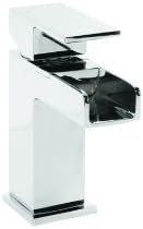 Dunk Basin Mono Mixer Tap - Bathroom Basin Taps - Deck Mounted - Monobloc Mixer - Modern Chrome Finish