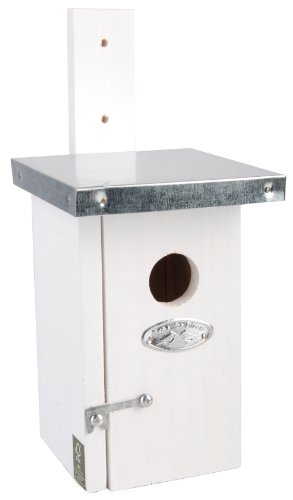 Esschert Design NK38W Zaunkönig Nistkasten, weiß