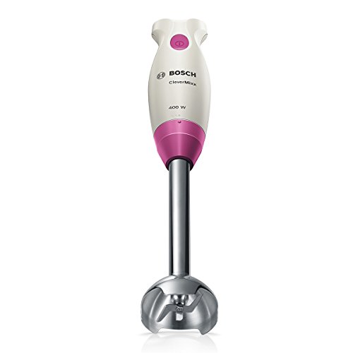 Bosch MSM2410P Stabmixer, 400 W, Edelstahl-Mixfuß, Meß-Mixbecher, mineral grau / wild purple - 4