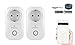 Produktbild Wasserstein Smart Home intelligenter Stecker Smart Home, WI-Fi-Steuerung All Ihrer Geräte Wo Immer Sie Sich befinden (2 Pack)