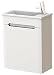 Produktbild Gäste-WC Waschplatz TIVOLI Badmöbel Set mit 1 Tür | 48,2 cm x 60 cm x 24,1 cm (BxHxT) | Hochwertiges Keramik-Waschbecken | Waschtisch-Unterschrank in Hochglanz Weiß | Griffmuscheln | Soft-Close Funktion | Montagefertig vormontiert | Modernes Design | Hohe Schmutzabweisung | Wasserabweisend | Kostenloser Versand und Rückversand | Sofort lieferbar