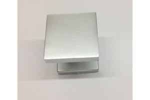 POMO POMOLO PER PORTA QUADRO SECUREMME ALLUMINIO F1 ALLUMINIO CROMO SATINATO mm63X63 ROSETTA mm55X55, ADATTO AL MONTAGGIO SU PORTE BLINDATE E SU PLACCHE, COME CENTROPORTA O COME MANIGLIA Q8