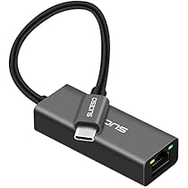 Adattatore USB-C A Ethernet Gigabit 1000Mbps | Alluminio | Per MacBook IPhone IPad