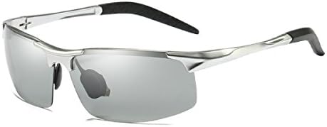 LQABW Ultralight All Weather Sunglasses For Outdoor Sports Cycling Cycling Fishing Driving Etc,Silver