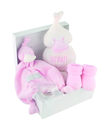 BamBam  Baby Boy Gift Box Set (4 Pieces, Pink)