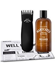 Manscaped Mens Grooming Kit, Includes - Uniquely Small/Powerful Manscaping Trimmer And Ball Deodorant + Free Disposable Shaving Mats