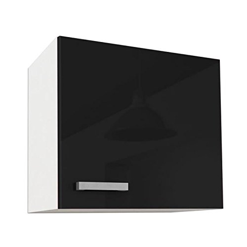 Preisvergleich Produktbild START Meuble haut de cuisine L 60 cm - Noir Brillant