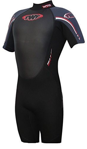TWF XT3 - Traje de Neopreno para Hombre (Corto) Negro Negro Talla:Mediano