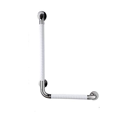 Preisvergleich Produktbild Badezimmer Anti-Rutsch-L-förmige Handlauf-Stützgeländer-Toiletten-ä... behinderte ältere Personen (Farbe : Weiß)