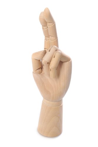 Artistica: Modellhand aus Holz 23.5cm – AMH-23.5cm DE - 3