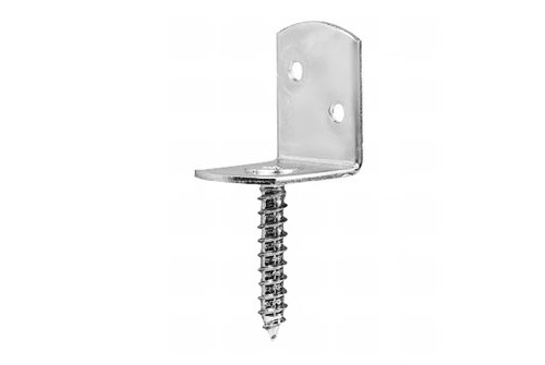 L-Beschlag V2A-Edelstahl (Karton à 100 Stück), L-Winkel, Zaunbeschlag