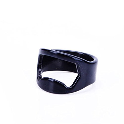 QHGstore Netter Metall-Finger-Ring-Flaschen-Öffner-Stab-Bier-Werkzeug Cap-Öffner-Remover-rot - 2