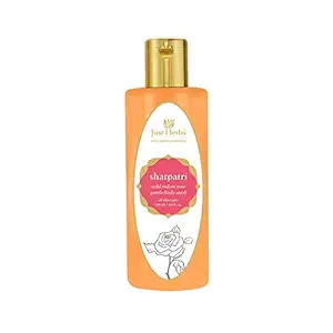Just Herbs Ayurvedic Rose Shower Gel Body Wash For Men and Women Suitable for All Skin Types