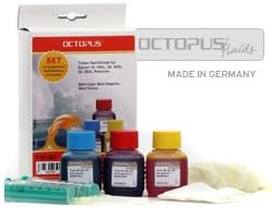 Octopusink refill kit compatible with Brother LC-970, 980, 985, 1000, 1100, 1220, 1240, 1280 color