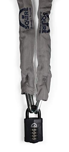 Henry Squire Steel Shackle Combination Padlock with Square Link Chain Set