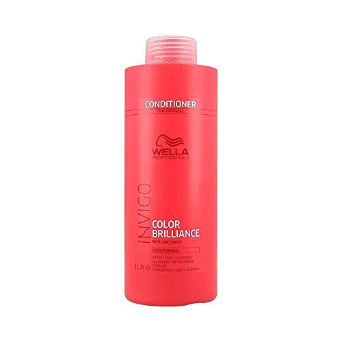 Wella INVIGO Color Brilliance Après-shampoing pour cheveux fins, 1000 ml