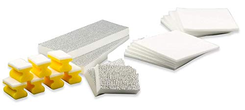 PutzTeufel - Esponja de Limpieza para Eliminar Manchas (100 x 50 x 30 mm), Color Blanco