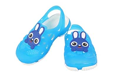 light blue clogs