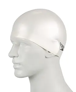 Speedo Unisex-Junior Plain Moulded Silicone Swimcap