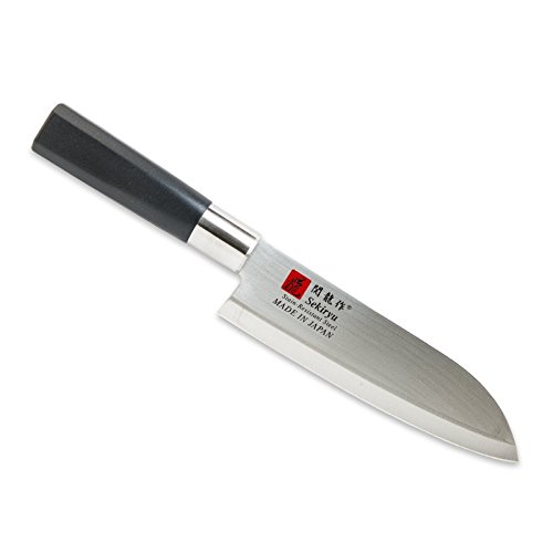 SekiRyu Japan Kochmesser Santoku SRP 175 mm