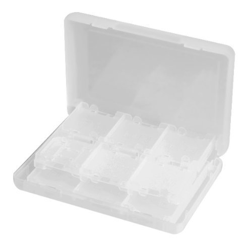 Speicherkarte Box - TOOGOO(R) 24 in 1 Transparent Plastik Speicherkarte Box Huelle Etui fuer SD TF MMC 3DS Spielkarten Speicher Karte Kartenadapter