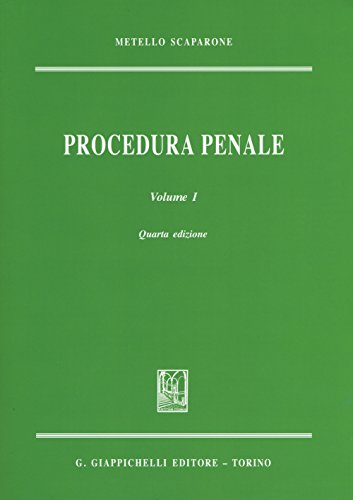 Procedura penale: 1 Procedura penale: 1