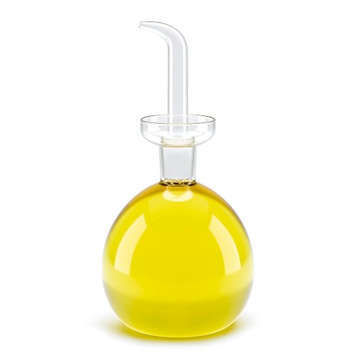 Balvi -  aceitera de 250 ml de Capacidad de Vidrio Transparente. Sistema antigoteo. También Ideal para aceites condimentados o especiados