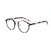 Produktbild Dorical Damen Brille, Frauen Mode Unisex Klassisch Metall Rahmen Spiegel Gerundet Gläser Sale(A)