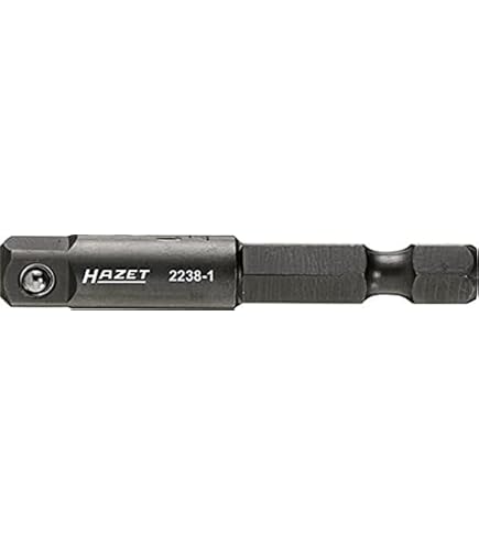 HAZET 2239-6 Verbindungsteil – Mit Magnet, 1/4" Antrieb, Brüniert, Für Bohrmaschinen & Akkuschrauber
