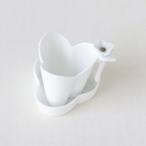 White Porcelain Flower Petal Design Pottery Ceramic Personal Tea Leaf Brewing Infuser Filter Strainer Saucer Gift Set