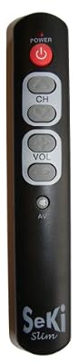 Seki Slim Télécommande universelle avec fonction d'apprentissage Noir (Import Allemagne)